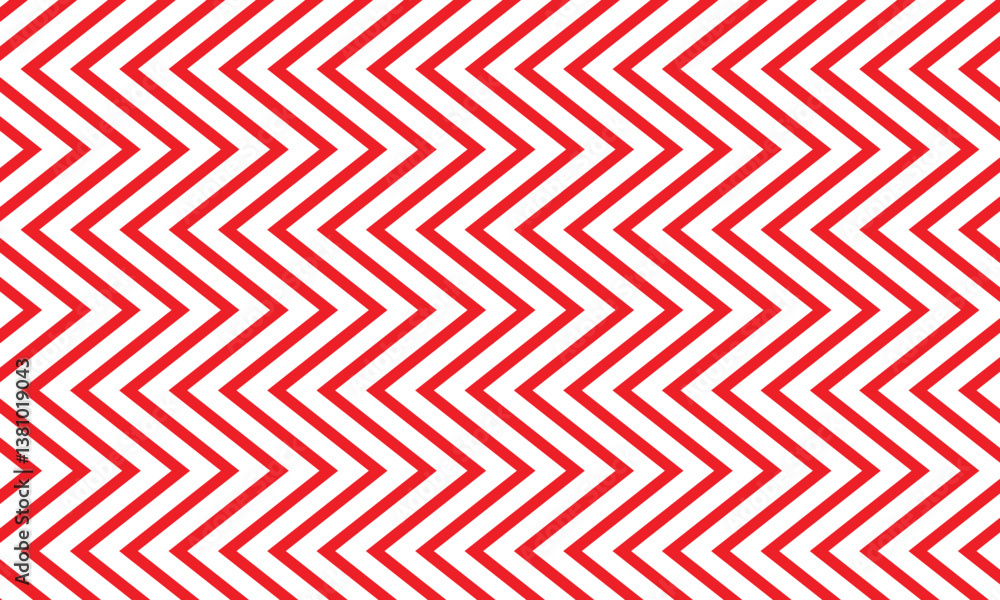 Aufkleber abstract geometric red vertical zigzag line pattern can be used background, banner, poster.
