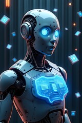 Fototapeta premium robot ai
