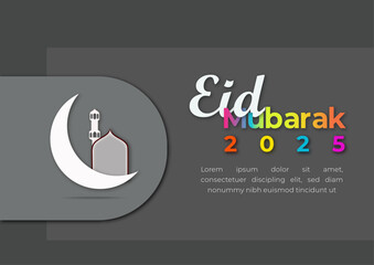 Unique Eid-Ul-Adha  element online templet post design 2025