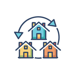  Neighborhood Revitalization Icon for Urban Renewal