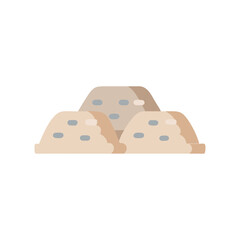  Pile of Cement Icon for Construction Materials