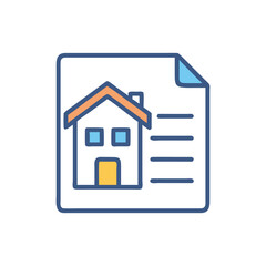 Fototapeta premium Versatile Icon for Property Listings