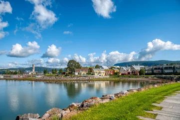 Selbstklebende Fototapeten Mo i Rana is a village located just south of the Arctic Circle in the municipality of Rana in the province of Nordland, Norway. © Joan Vadell