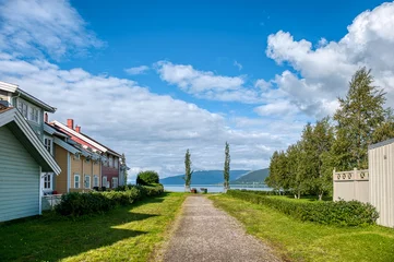 Selbstklebende Fototapeten Mo i Rana is a village located just south of the Arctic Circle in the municipality of Rana in the province of Nordland, Norway. © Joan Vadell