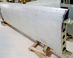 restoring a wing on a old airplane