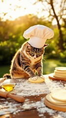 the baker cat
