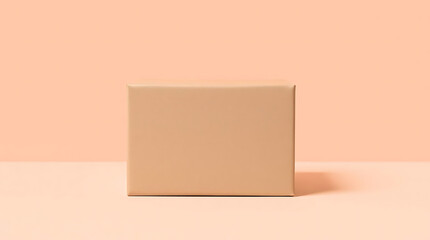 Blank box cardboard isolated on transparent background