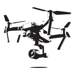 vector illustration of a helicopter