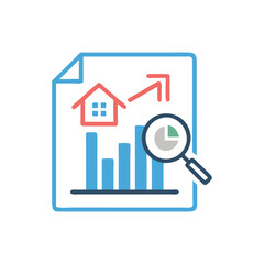  Real Estate Market Analysis Icon for Investment Planning