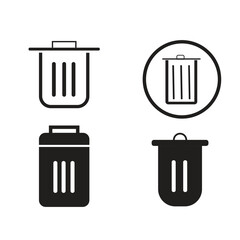 vector trash can icon