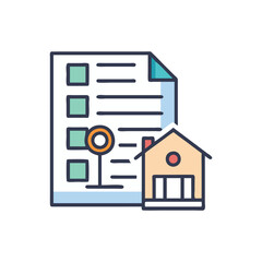  Residential Lease Icon for Agreements