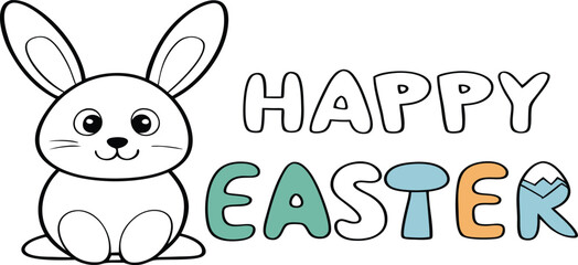 happy Easter Monday coloring page
