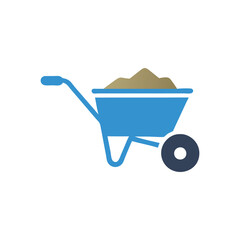  Stylish Wheelbarrow Icon for Projects