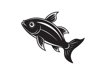 Fish silhouette Vector