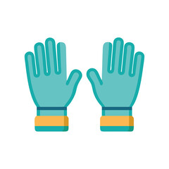 Obraz premium Work Gloves Icon for Safety and Protection