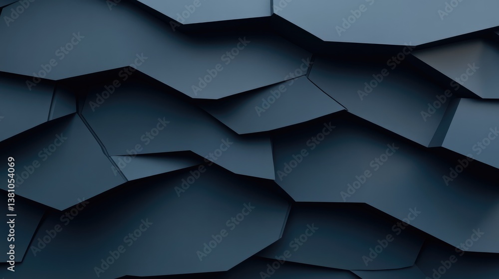 Poster abstract 3d texture pattern features intricate layers and subtle shading offering sense of depth and