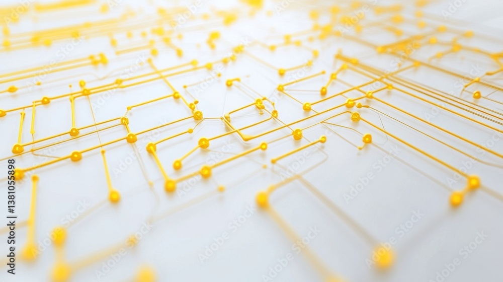 Poster innovative digital circuit design tech lab abstract image modern environment close-up view technolog