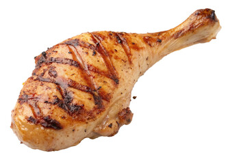grilled chicken breast on transparent background