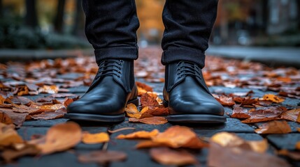 Fall Foliage and Stylish Footwear