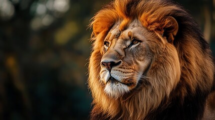 Majestic African Lion Portrait: A Symbol of Power and Pride