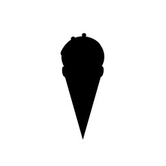 ice cream silhouette
