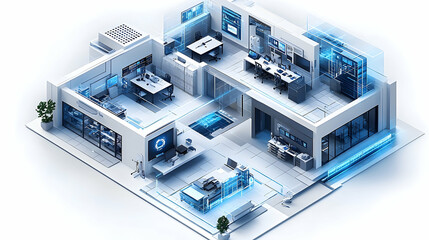 Modern office layout design