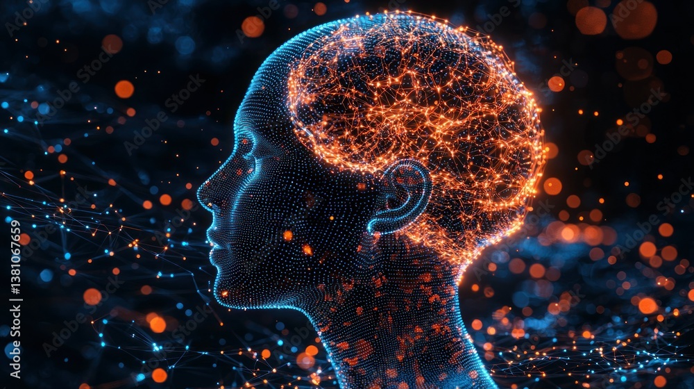Poster digital mind: a networked brain visualization