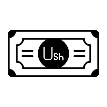 Ugandan Shilling Note Icon