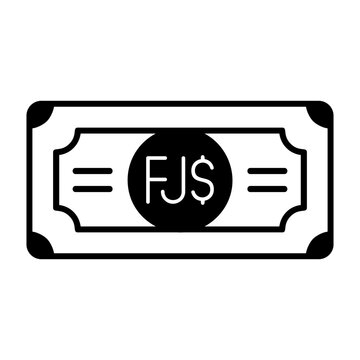 Fijian Dollar Note Icon