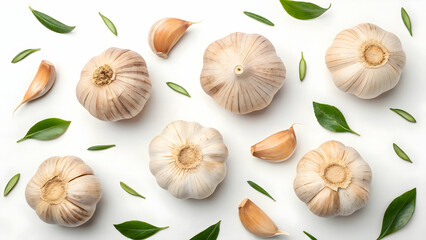 Fototapeta premium set of garlic