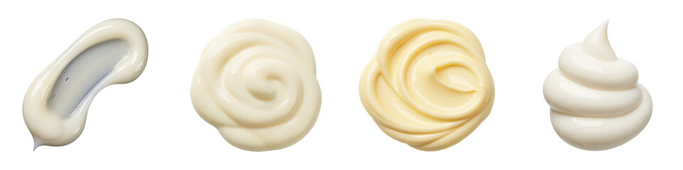 Creamy Textures Smooth Swirls and Dollops.