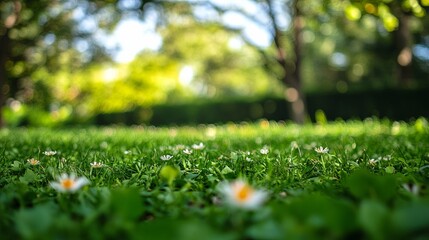 blurred green garden background pic