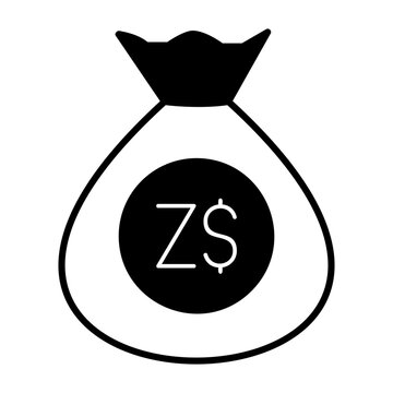 Zimbabwean Dollar Note Icon