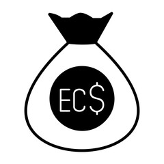 East Caribbean Dollar Icon