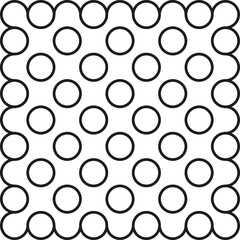 A set of circles merged to form a squared composition with smooth and geometric contours.