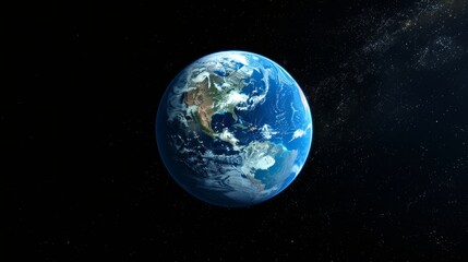 Obraz premium Exploring the beautiful and diverse planet Earth from space with stunning blues and greens