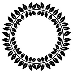 laurel wreath vector illustration