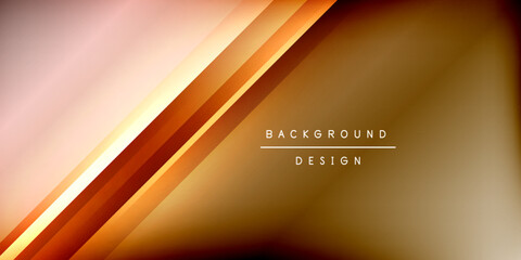 Obraz premium Abstract background design. Diagonal lines create dynamic gradient effect. Warm tones dominate, offering modern aesthetic. Minimalist style, suitable for various projects.
