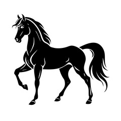 Obraz premium Graceful horse vector
