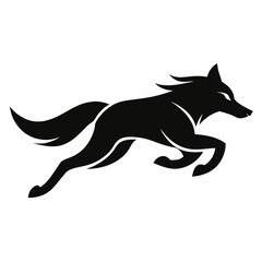 Obraz premium vector illustration of a wolf