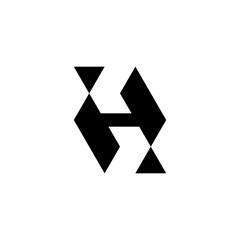 letter H logo
