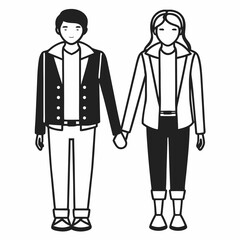 business man and woman