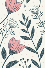 A beautifully arranged floral border design featuring delicate flowers and leaves along the edges of a 3x4 paper sheet. The center remains blank, ideal for invitations, greeting cards, and creative pr