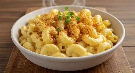 Creamy Baked Mac and Cheese with Toasted Breadcrumbs