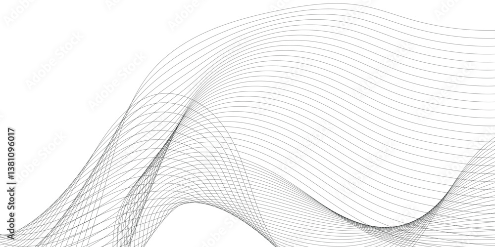Fototapete abstract white and grey geometric smoky blend liens background. gray and white abstract technology w