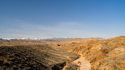 ancient sand mountains. the chalk mountains. the ancient ocean floor