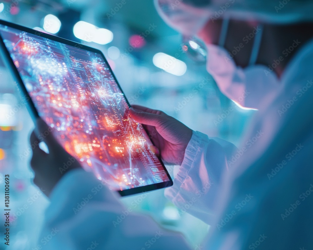 Fototapete Immersive Data Visualization AI-Powered Interactive Dashboard Revealing Dynamic Network Insights for Next-Gen Digital Transformation and Strategic Decision Intelligence