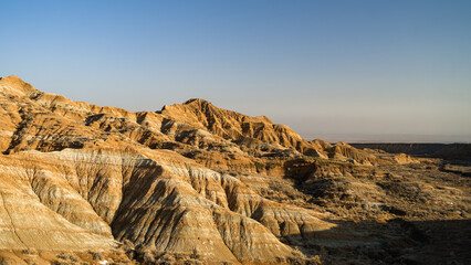 ancient sand mountains. the chalk mountains. the ancient ocean floor