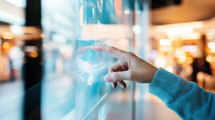Immersive Retail Innovation Gen Z Interactive Touchscreen Experience in Modern Commercial Space - Digital Transformation of Consumer Engagement