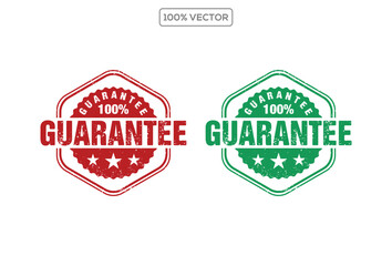  guaranteed logo template for promotional purposes in clean minimal design vector